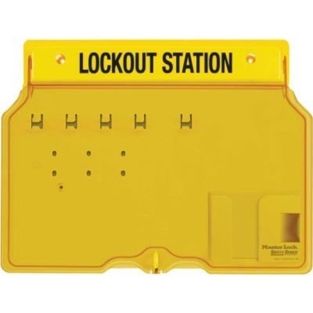 MASTER LOCK Master Lock 4 Padlock Station With Cover, Unfilled,  1482B